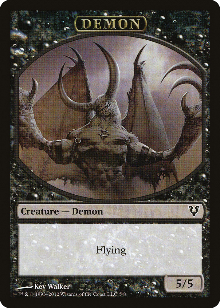 Angel // Demon Double-Sided Token [Avacyn Restored Tokens]