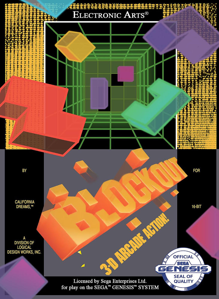 Blockout [SEGA Genesis]