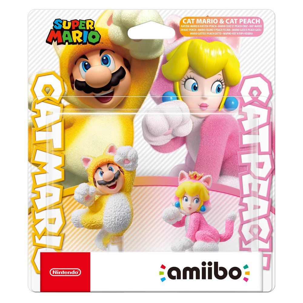 Cat Mario and Cat Peach Double Pack (Super Mario Series) [Amiibo]
