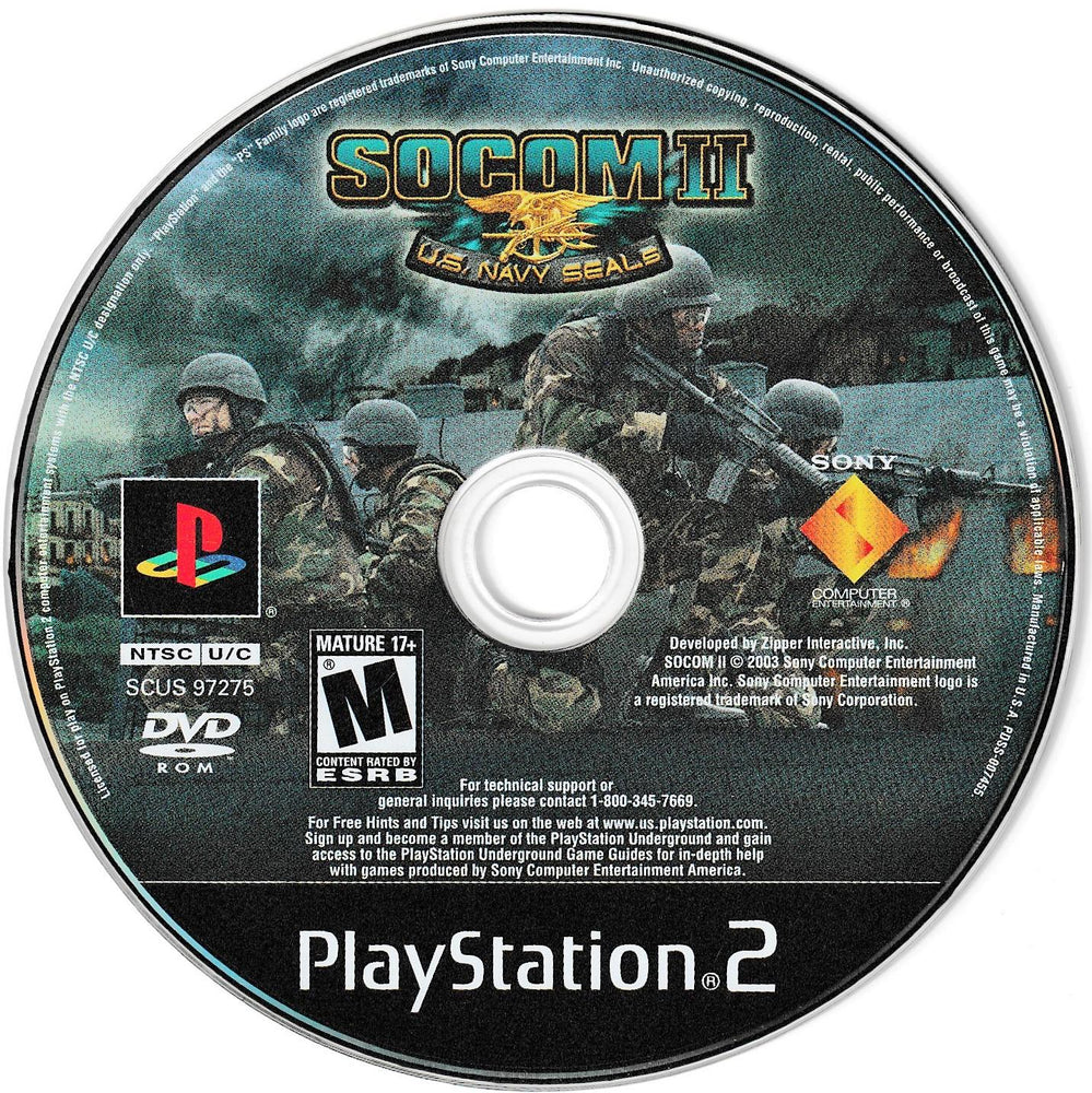 SOCOM II: U.S. Navy SEALs [PlayStation 2]