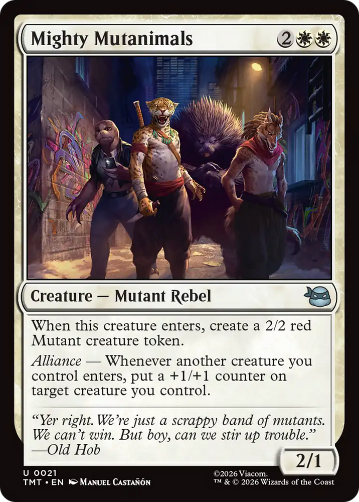 Mighty Mutanimals [Teenage Mutant Ninja Turtles]