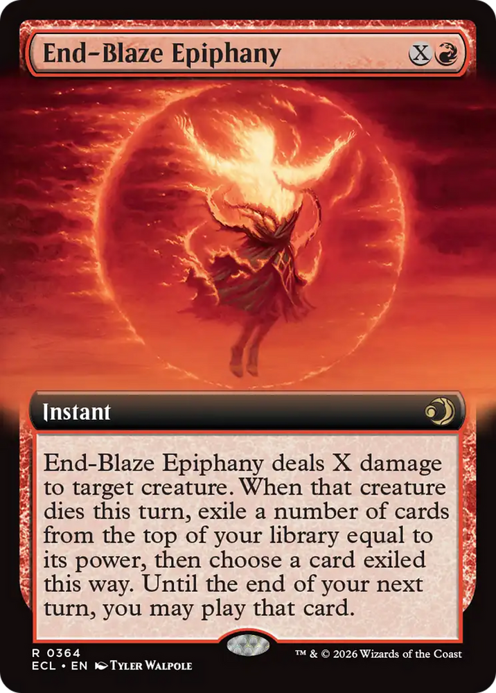 End-Blaze Epiphany (Extended Art) [Lorwyn Eclipsed]