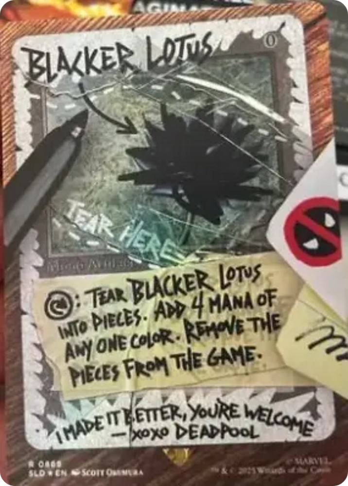 Blacker Lotus (Rainbow Foil) [Secret Lair Drop Series]