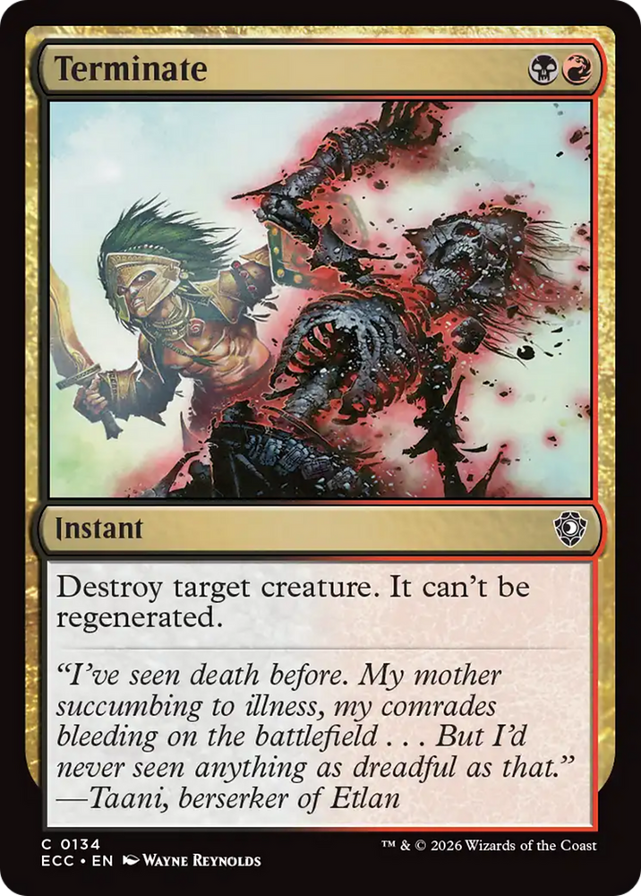 Terminate [Lorwyn Eclipsed Commander]
