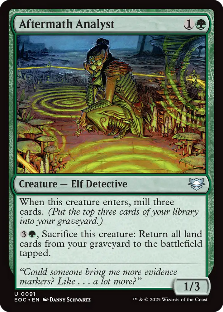 Aftermath Analyst [Edge of Eternities Commander]