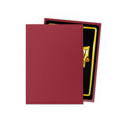 Dragon Shield Non-Glare Matte Blood Red Sleeves (100-Pack)