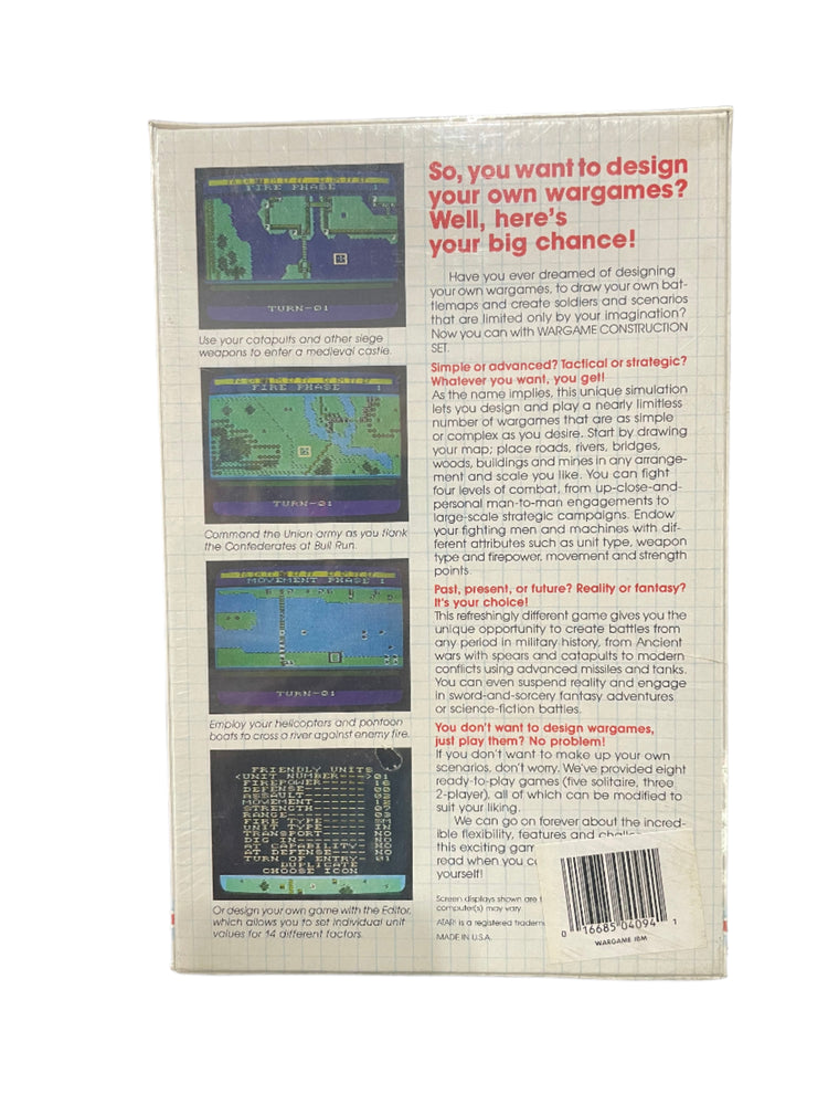 Wargame Construction Kit [IBM PC]