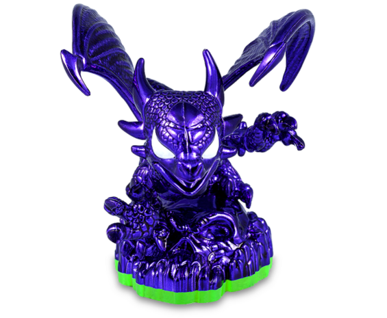Metallic Purple Cynder (Toy Fair 2012) [Skylanders: Spyro's Adventure]