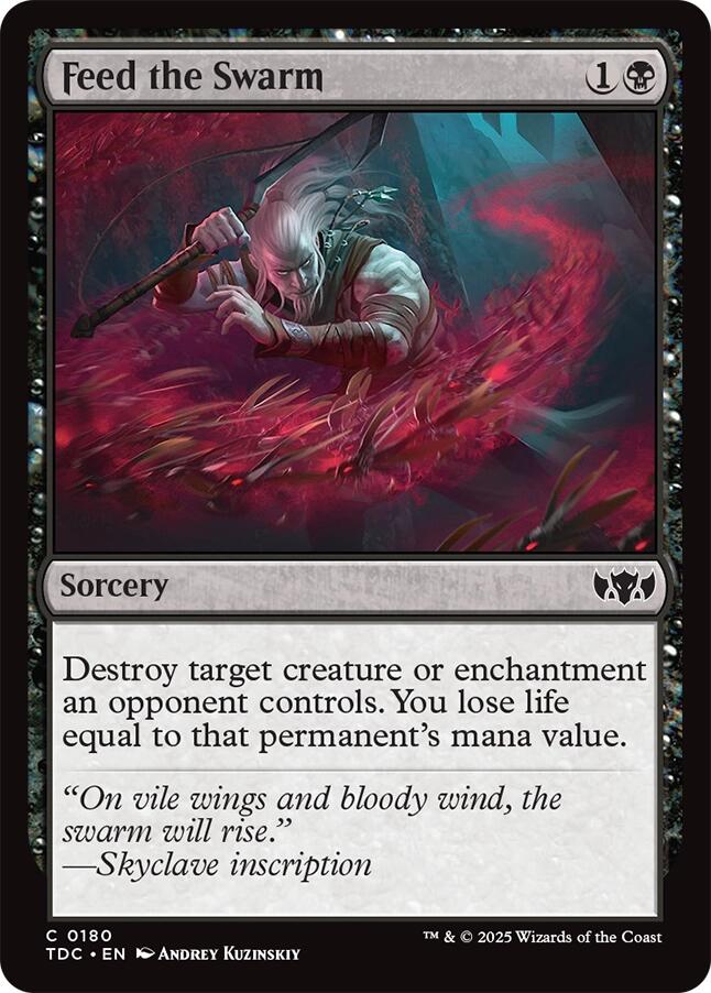 Feed the Swarm [Tarkir: Dragonstorm Commander]