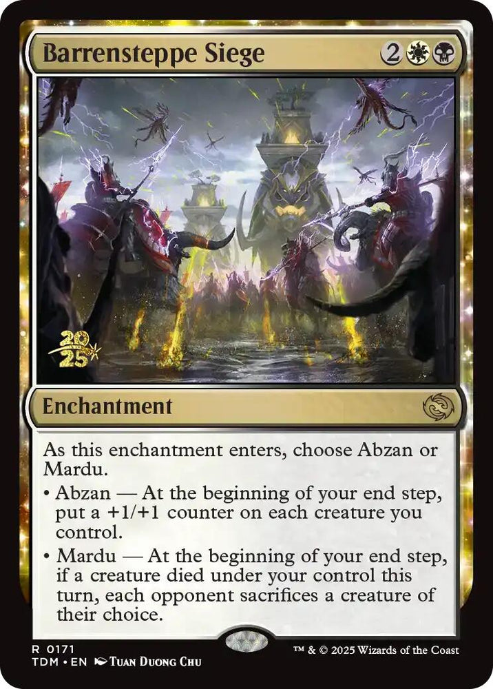 Barrensteppe Siege [Tarkir: Dragonstorm Prerelease Promos]