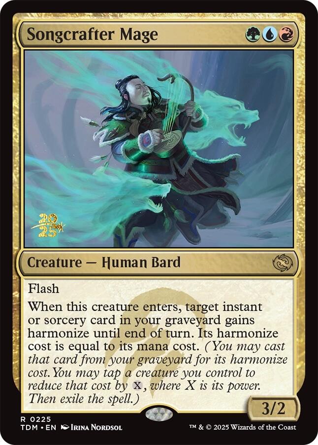Songcrafter Mage [Tarkir: Dragonstorm Prerelease Promos]