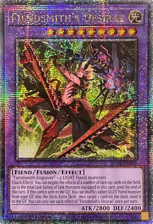 Fiendsmith's Desirae [RA04-EN056] Quarter Century Secret Rare