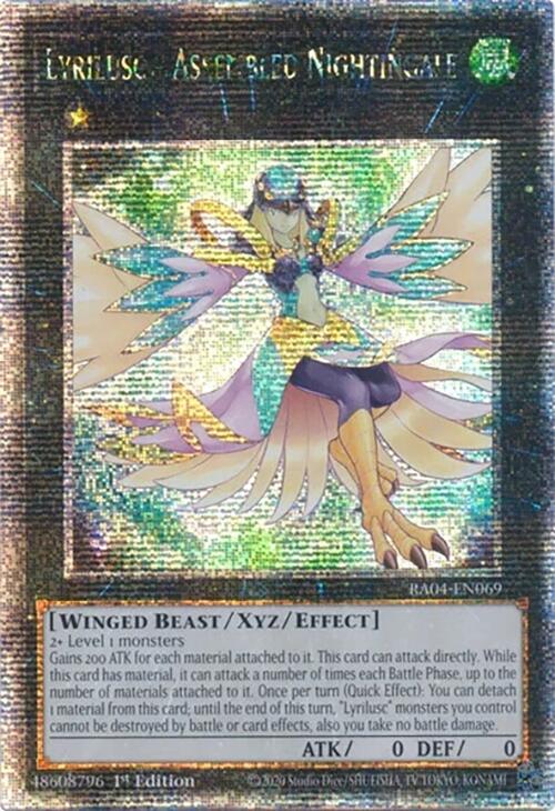 Lyrilusc - Assembled Nightingale [RA04-EN069] Quarter Century Secret Rare