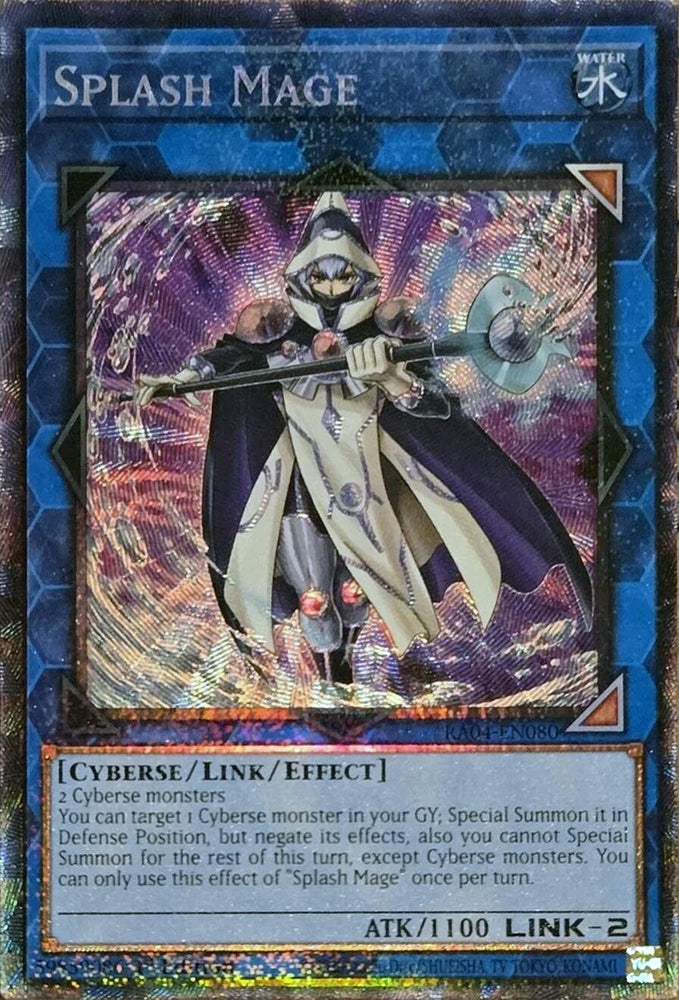 Splash Mage [RA04-EN080] Prismatic Collector's Rare