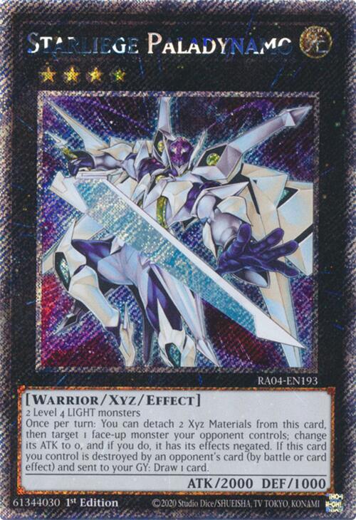 Starliege Paladynamo [RA04-EN193] Platinum Secret Rare