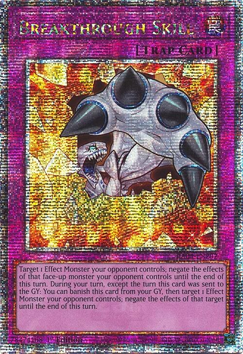 Breakthrough Skill [RA04-EN202] Quarter Century Secret Rare