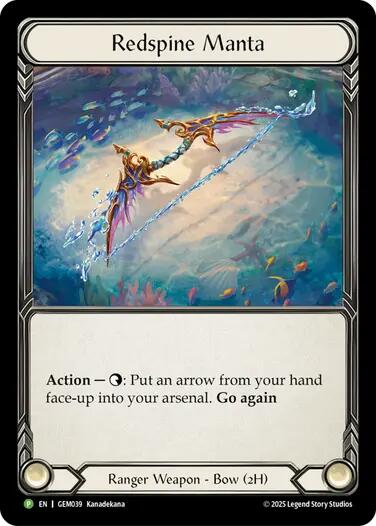 Redspine Manta [GEM039] (GEM Pack 2)  Cold Foil