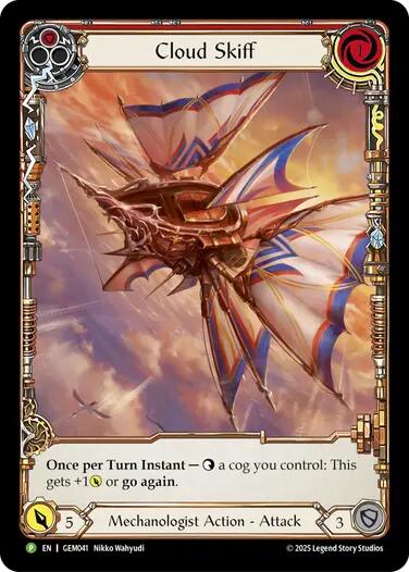 Cloud Skiff (Red) [GEM041] (GEM Pack 2)