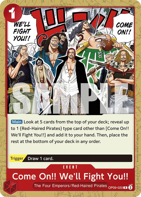 Come On!! We'll Fight You!! (Reprint) [Starter Deck: Red Shanks]