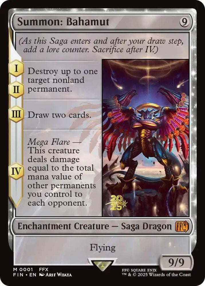 Summon: Bahamut [FINAL FANTASY Prerelease Promo]