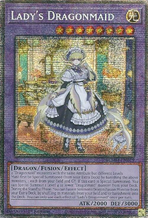 Lady's Dragonmaid (Starlight Rare) [BLMM-EN049] Starlight Rare