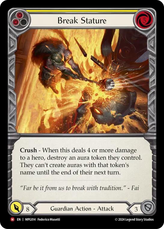 Break Stature [MPG014] (Mastery Pack Guardian)  Rainbow Foil