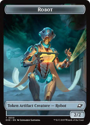 Robot // Lander (0008) Double-Sided Token [Edge of Eternities Tokens]