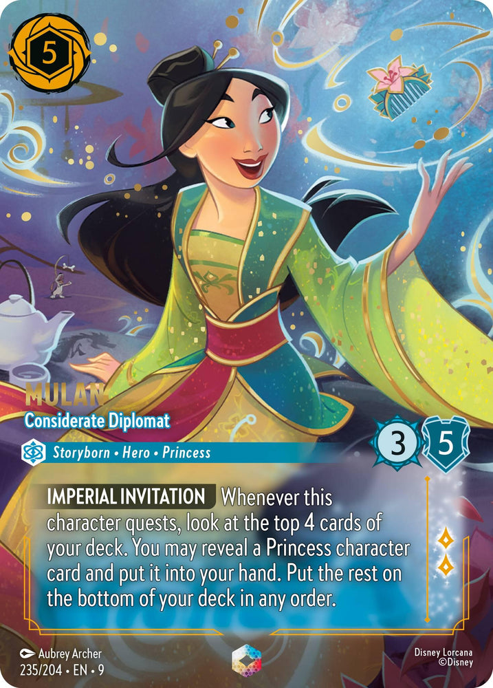 Mulan - Considerate Diplomat (Enchanted) (235/204) [Fabled]