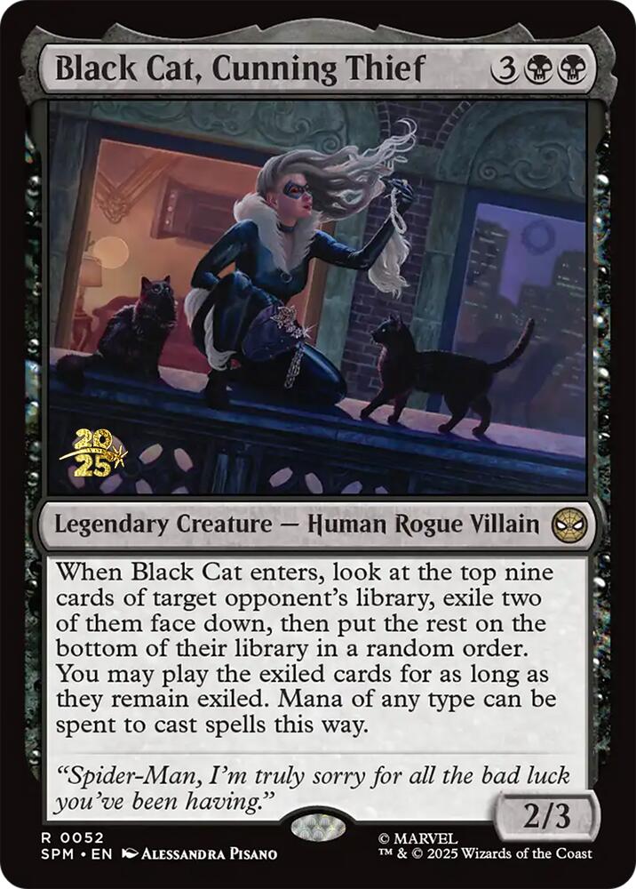 Black Cat, Cunning Thief [Marvel's Spider-Man Prerelease Promos]