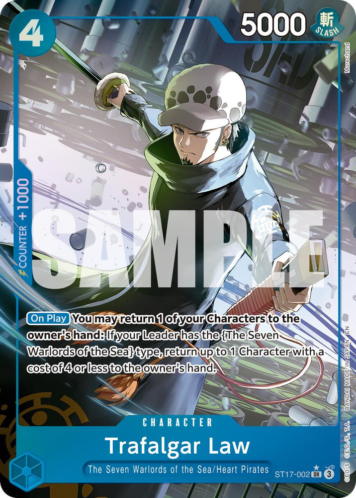 Trafalgar Law (ST17-002) (Alternate Art) [Premium Booster -The Best- Vol. 2]