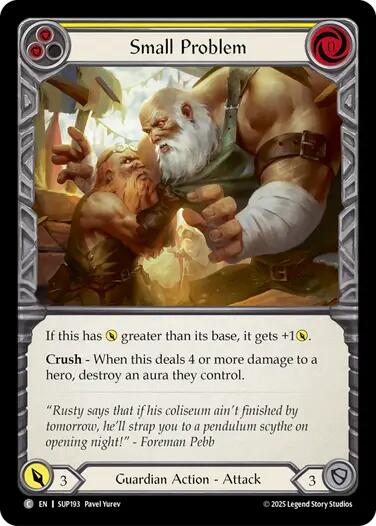 Small Problem [SUP193] (Super Slam)  Rainbow Foil