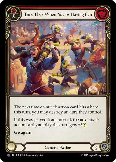 Time Flies When You're Having Fun [SUP220] (Super Slam)  Rainbow Foil