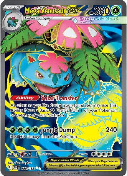 Mega Venusaur ex (155/132) [Mega Evolution: Base Set]