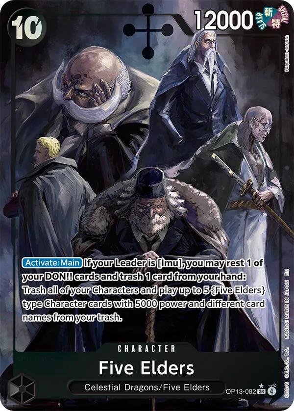 Five Elders (Alternate Art) [Carrying On His Will]