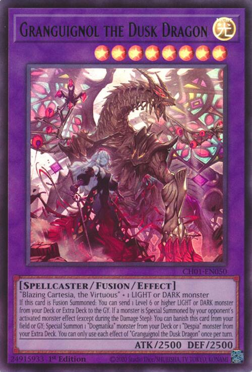 Granguignol the Dusk Dragon [CH01-EN050] Ultra Rare