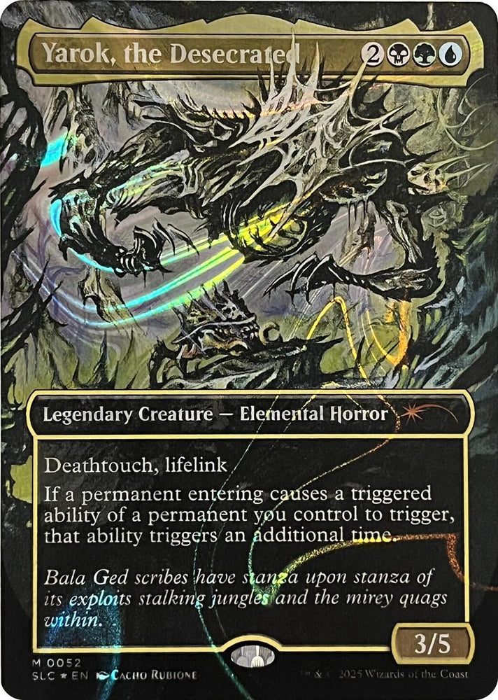 Yarok, the Desecrated (Halo Foil) [Secret Lair Countdown Kit]