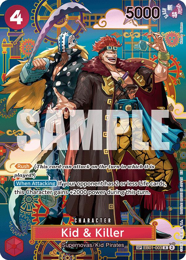 Kid & Killer (EB01-003) (SP) [The Azure Sea's Seven]