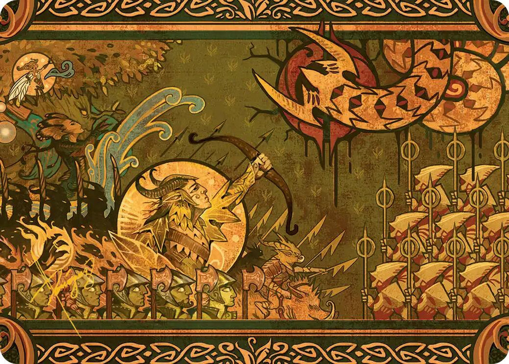 Chronicle of Victory Art Card (Gold-Stamped Signature) [Lorwyn Eclipsed Art Series]