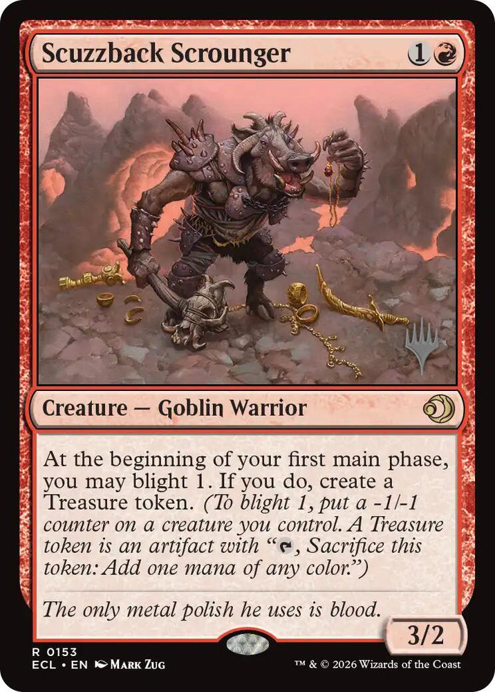 Scuzzback Scrounger [Lorwyn Eclipsed Promos]
