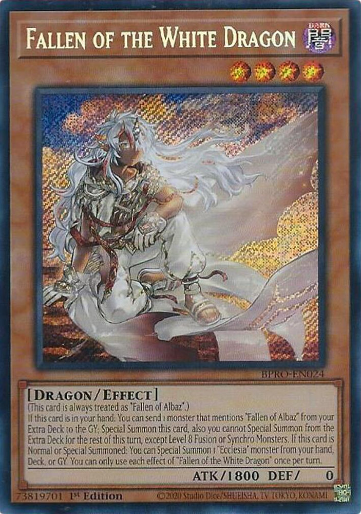 Fallen of the White Dragon [BPRO-EN024] Secret Rare