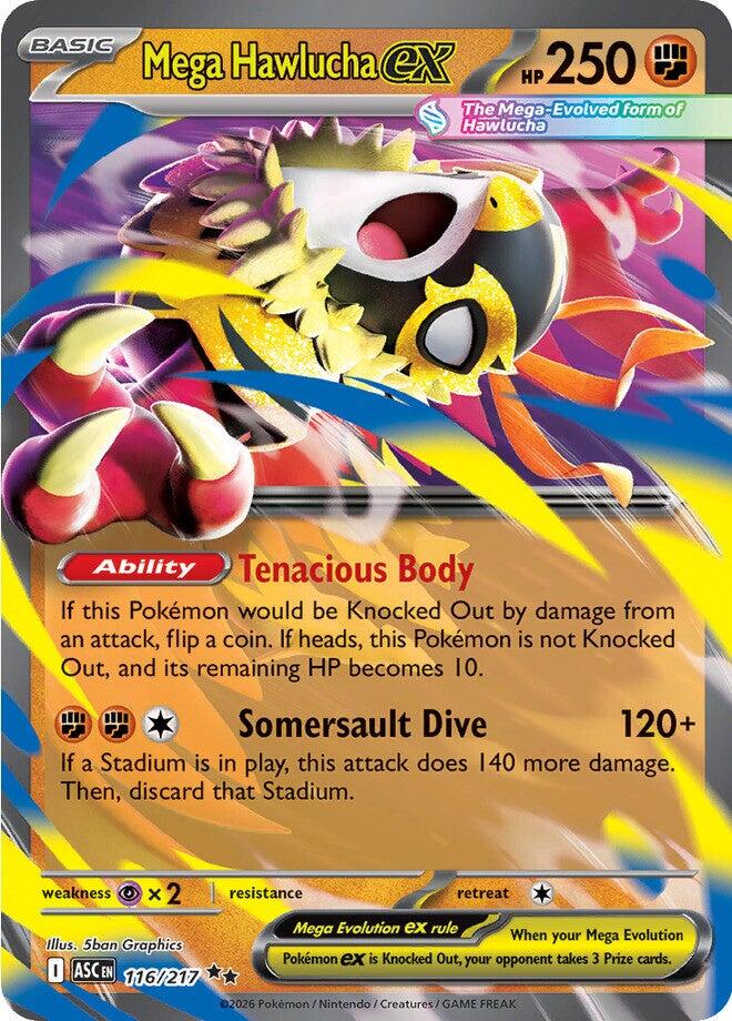 Mega Hawlucha ex (116/217) [Mega Evolution: Ascended Heroes]