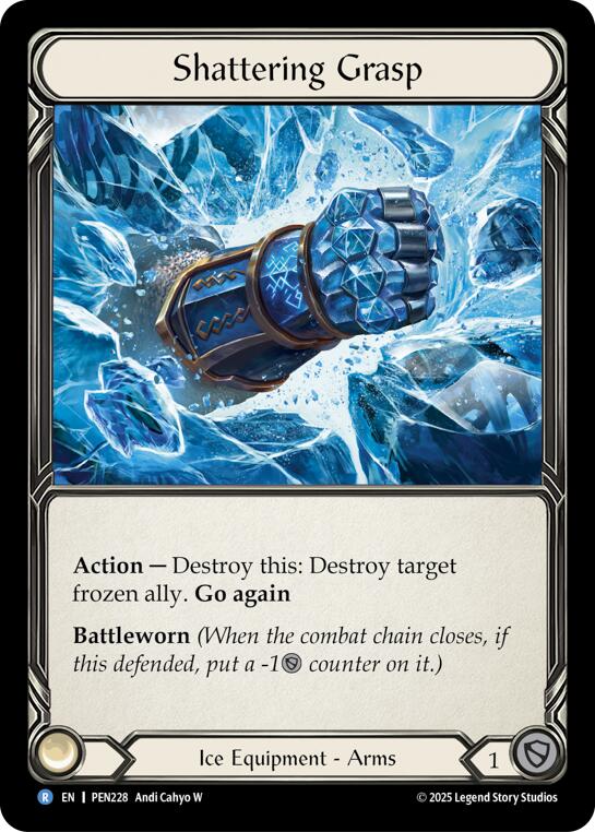 Shattering Grasp [PEN228] (Compendium of Rathe)  Cold Foil