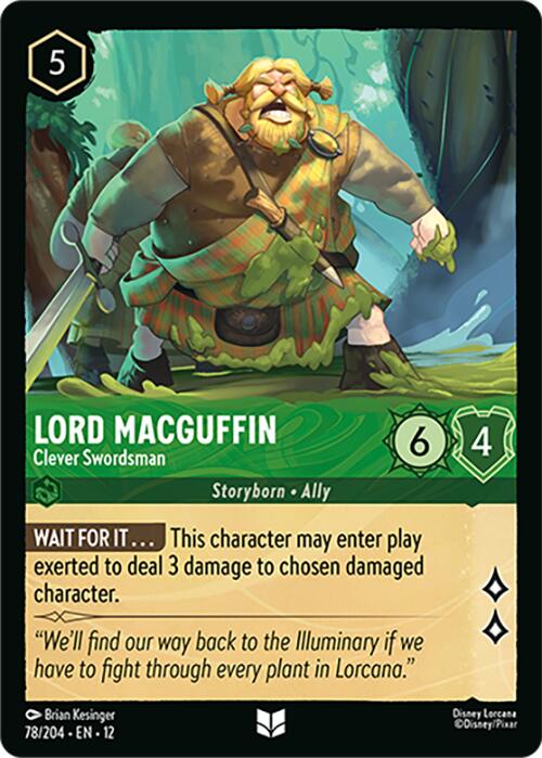 Lord MacGuffin - Clever Swordsman (78/204) [Wilds Unknown]
