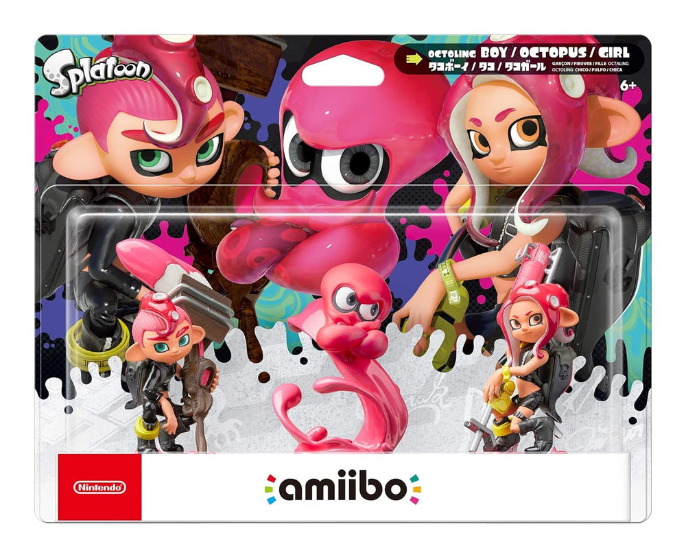 Pink Octoling 3-Pack (Splatoon Series) [Amiibo]