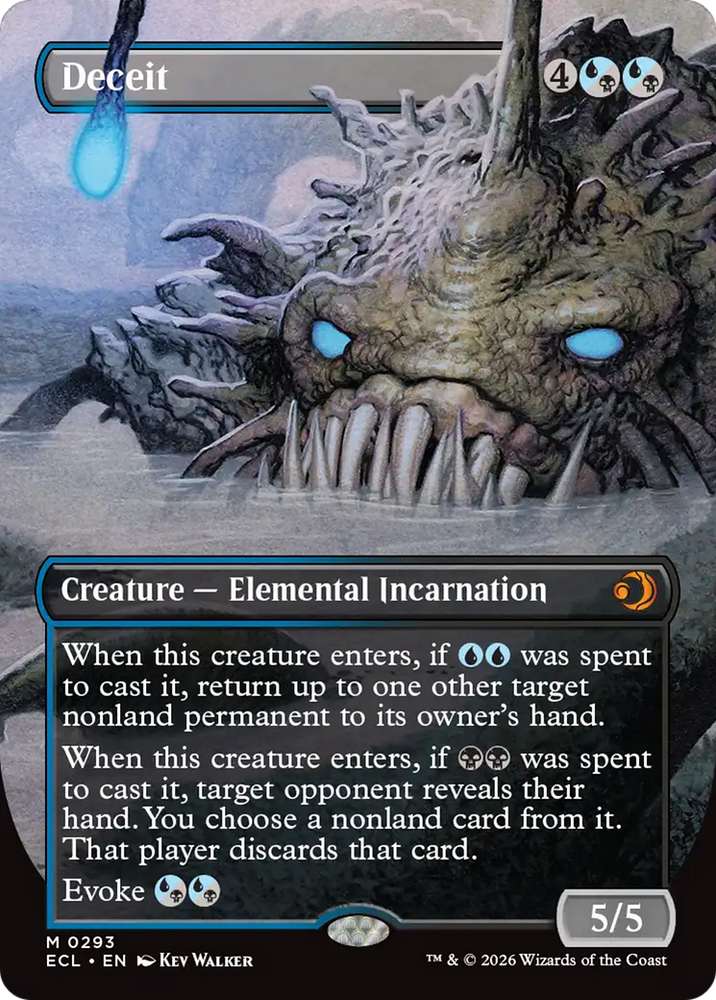Deceit (Borderless) [Lorwyn Eclipsed]