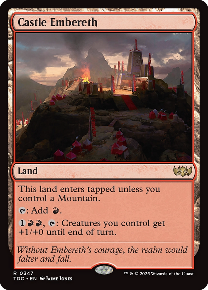 Castle Embereth [Tarkir: Dragonstorm Commander]