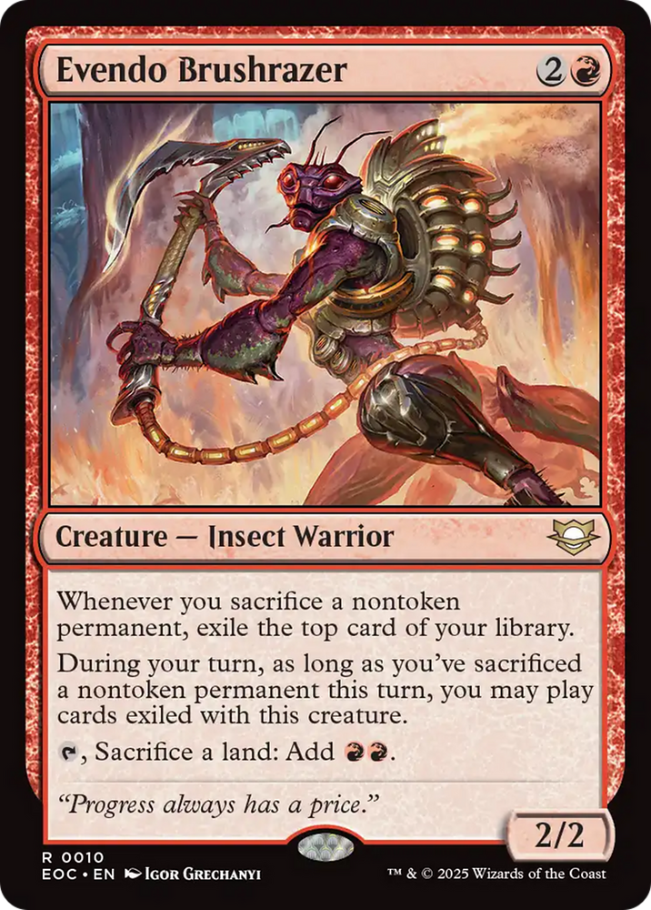 Evendo Brushrazer [Edge of Eternities Commander]