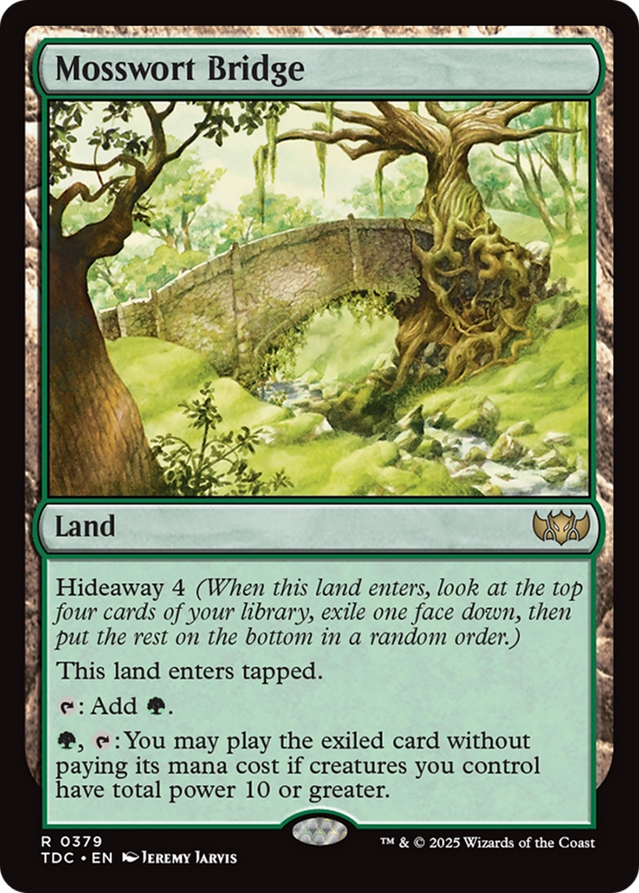 Mosswort Bridge [Tarkir: Dragonstorm Commander]