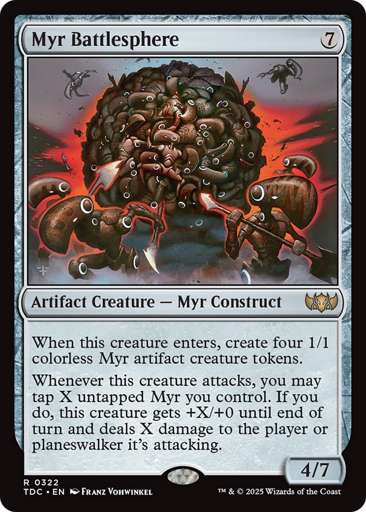 Myr Battlesphere [Tarkir: Dragonstorm Commander]