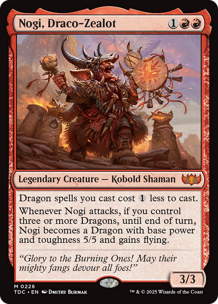 Nogi, Draco-Zealot [Tarkir: Dragonstorm Commander]